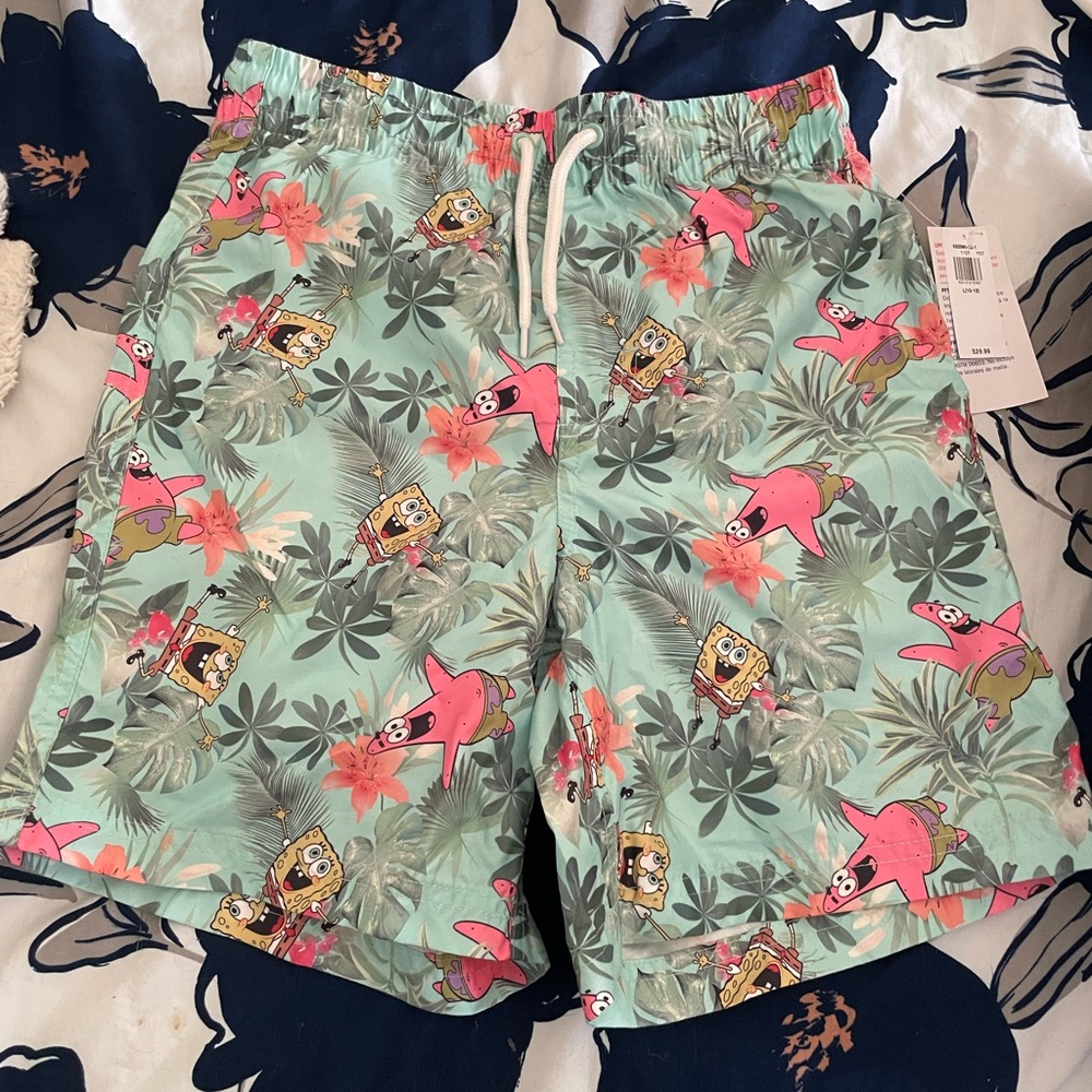 Boy’s Nickelodeon SpongeBob and Patrick swim shorts